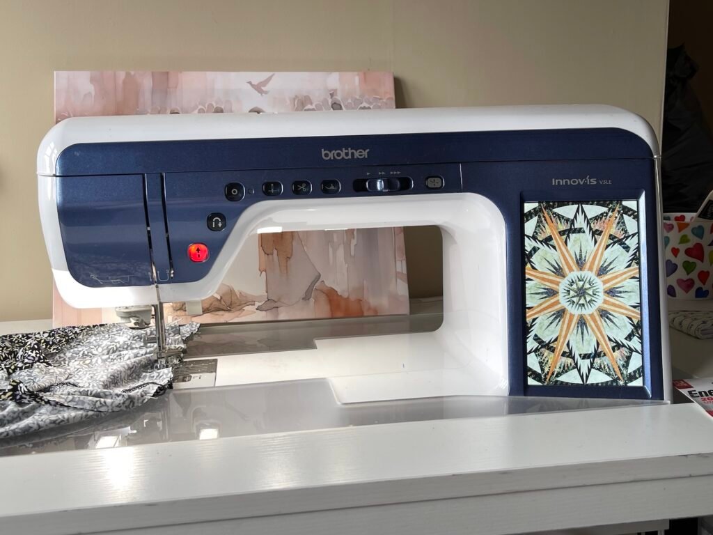 Sewing blogger Sew Louisa loves Brother Innovis V5LE sewing machine